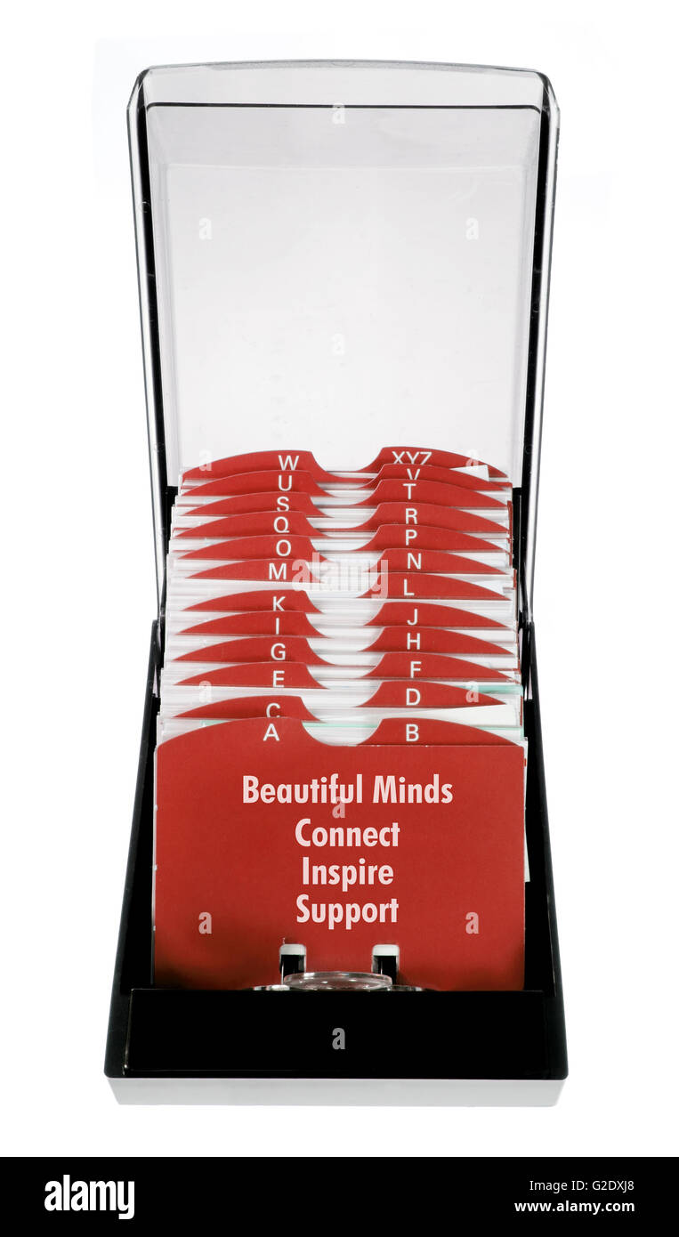 Nome titolare della carta Foto Stock