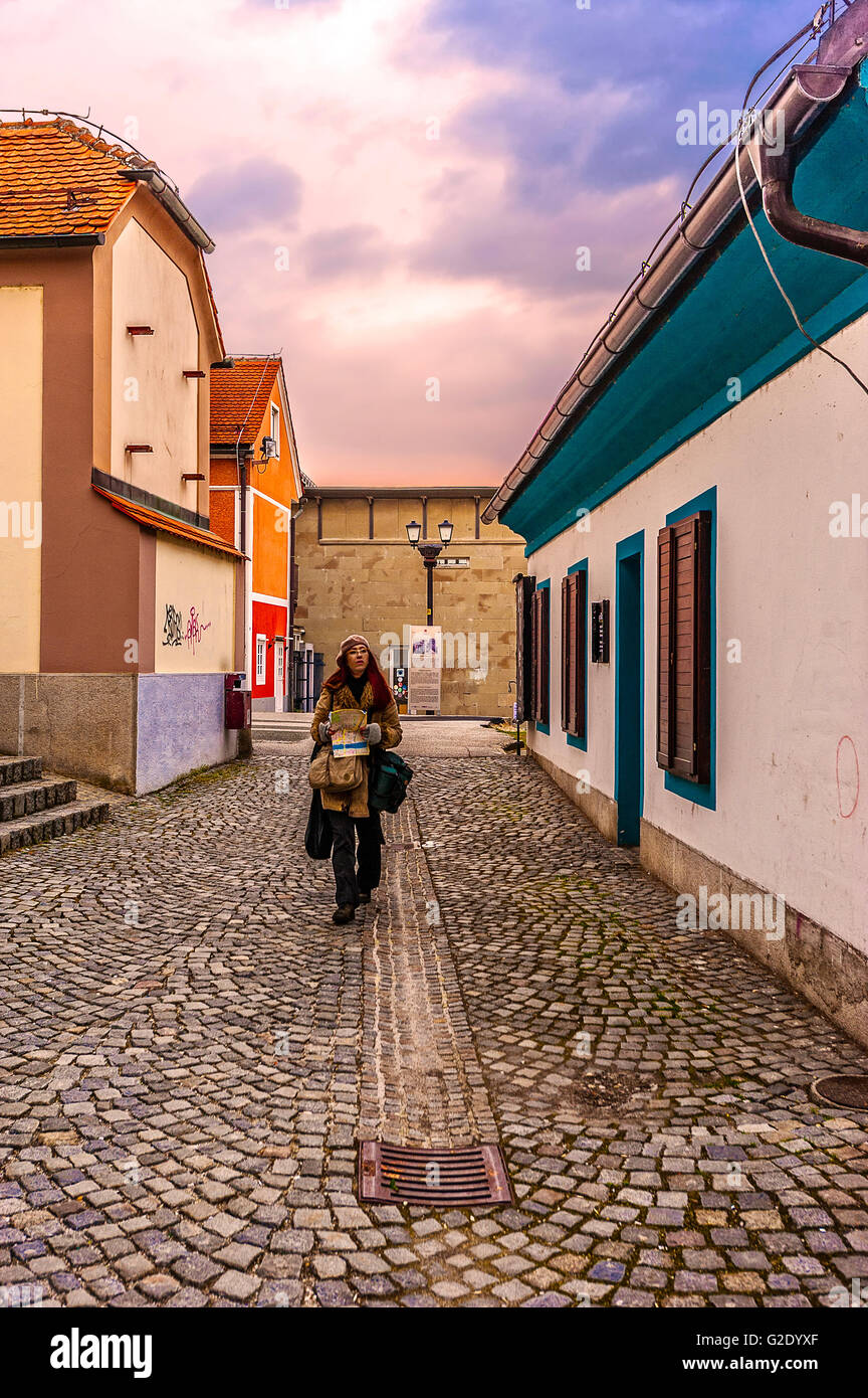 Slovenia - Oltredrava Maribor - Quartiere Ebraico Foto Stock