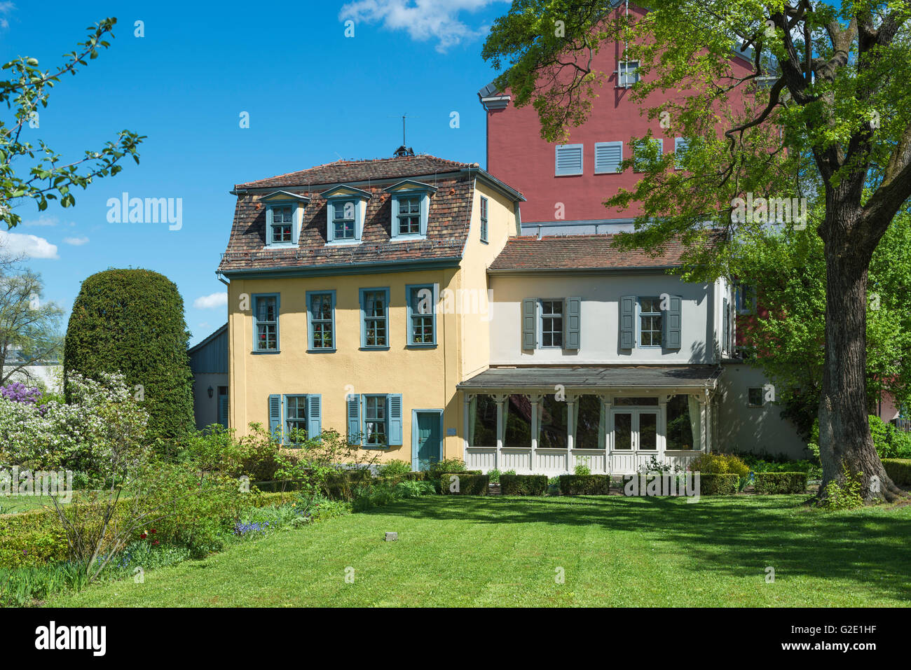 Garden House di Friedrich Schiller, museo, Jena, Turingia, Germania Foto Stock