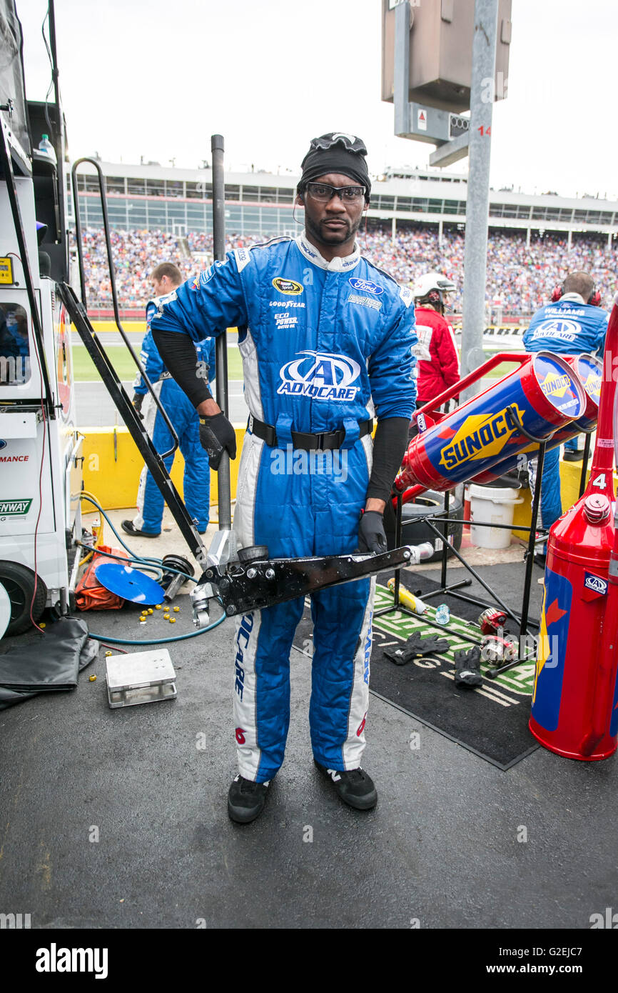 Concord, NC, Stati Uniti d'America. 29 Maggio, 2016. Concord, NC - 29 Maggio 2016: {persone} {scena} la coca-cola 600 al Charlotte Motor Speedway in concordia, NC. Credito: csm/Alamy Live News Foto Stock