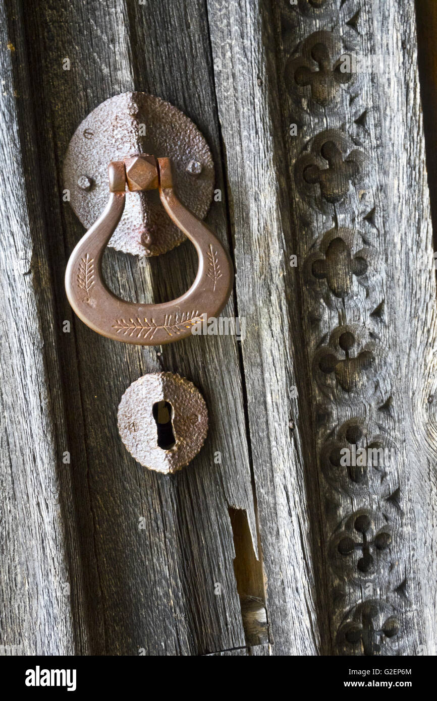 Long Melford chiesa Foto Stock