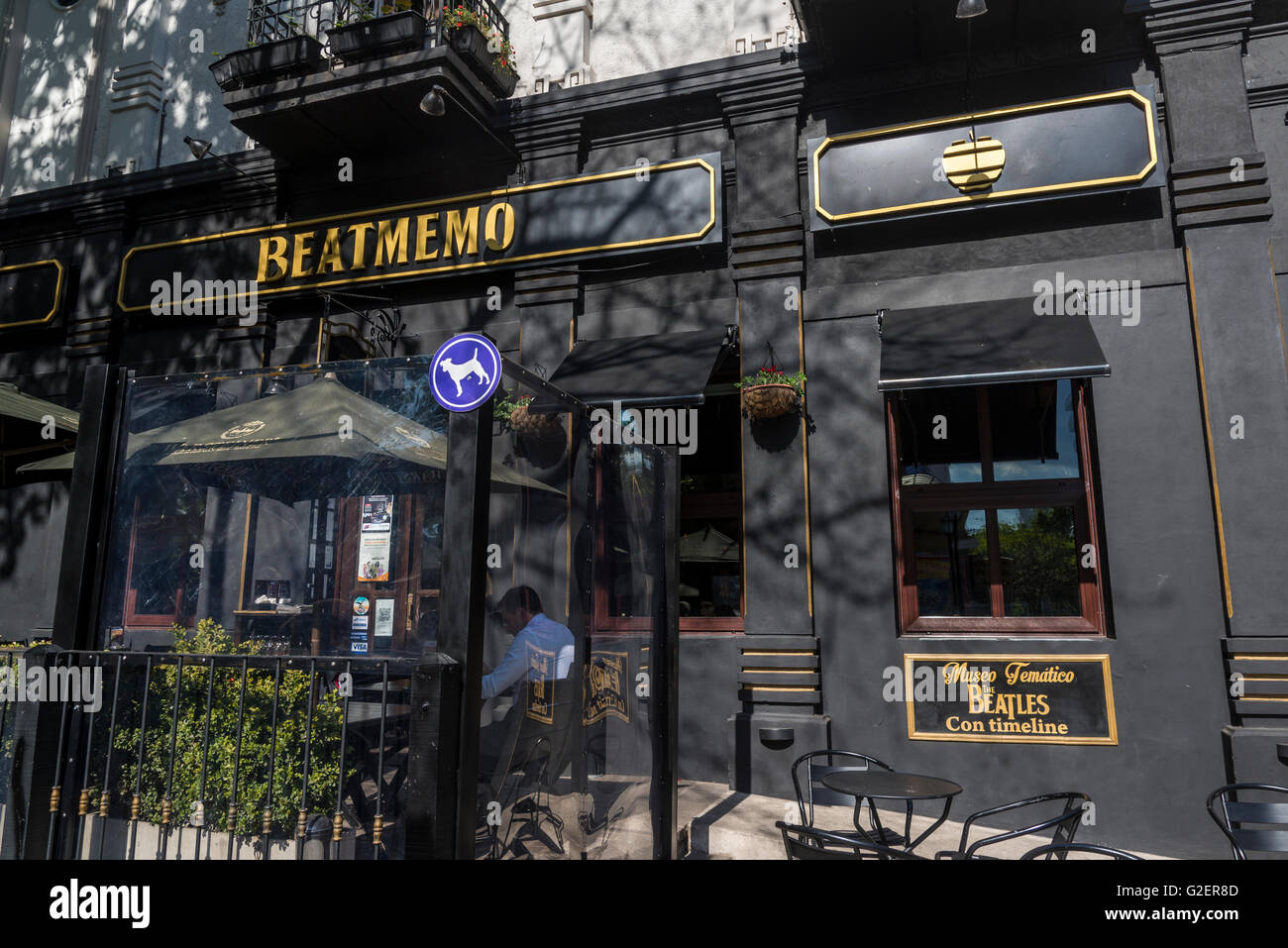 Beatmemo, Beatles Theme Museum e il ristorante, Rosario, provincia di Santa Fe, Argentina Foto Stock