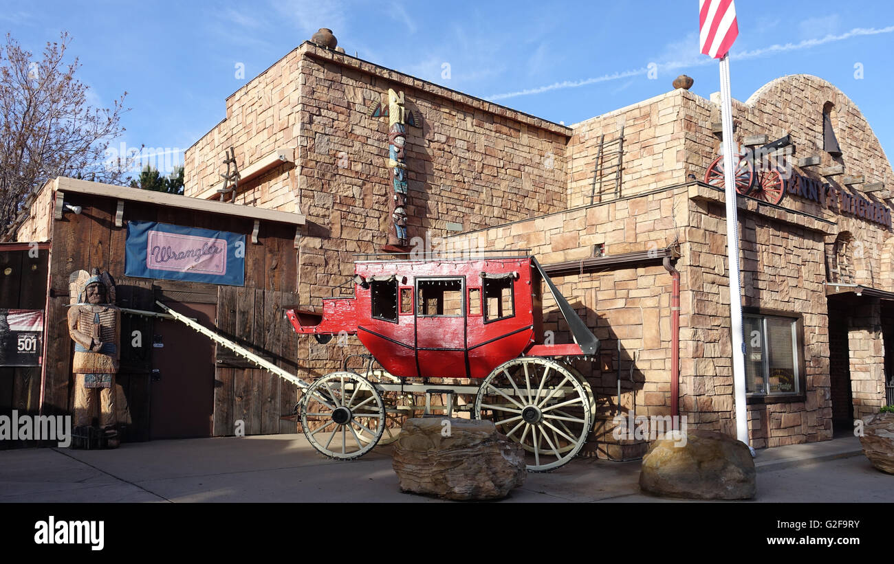 Kanab town USA Utah Foto Stock