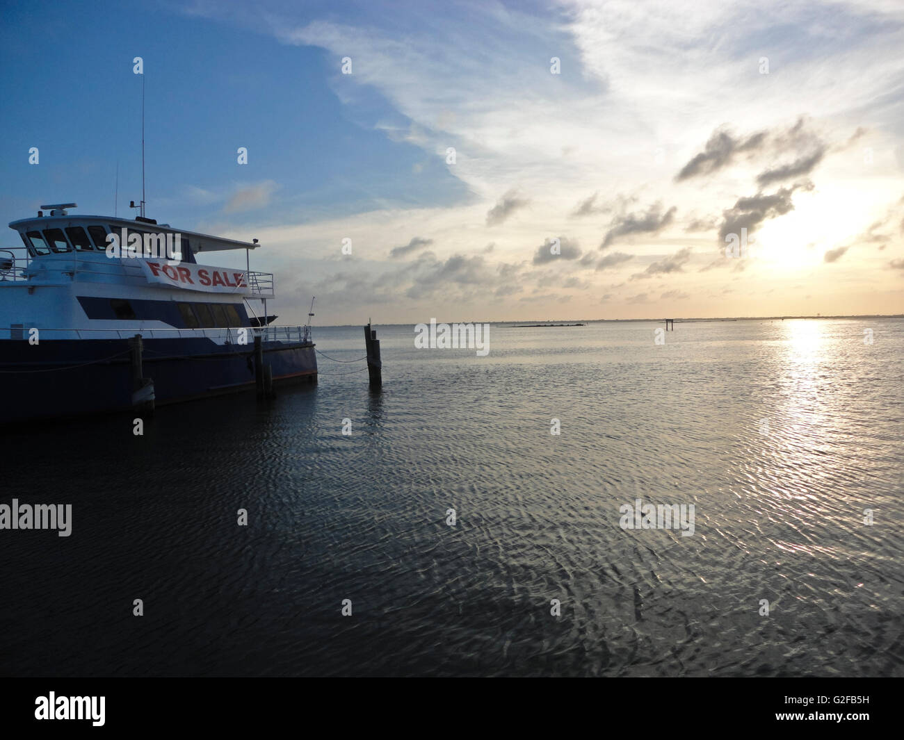 Big Boat Port Aransas beach Corpis Christie Texas 2015 Foto Stock
