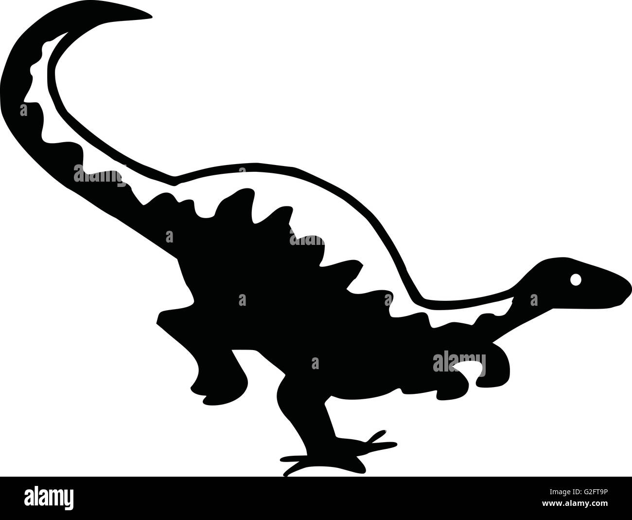 Dinosauro iguanodon Foto Stock