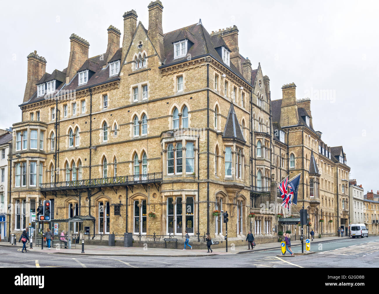 Il Randolph Hotel Oxford City Foto Stock
