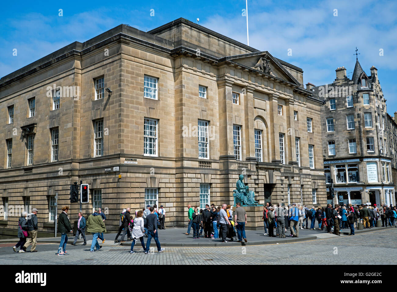 Edinburgh Alta Corte di Justiciary in Lawnmarket sul Royal Mile. Foto Stock