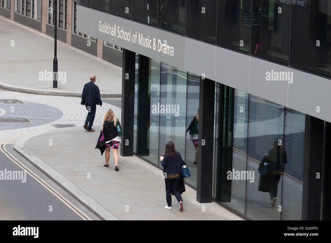 Guildhall School of Music and Drama, Moorgate, Londra Foto Stock
