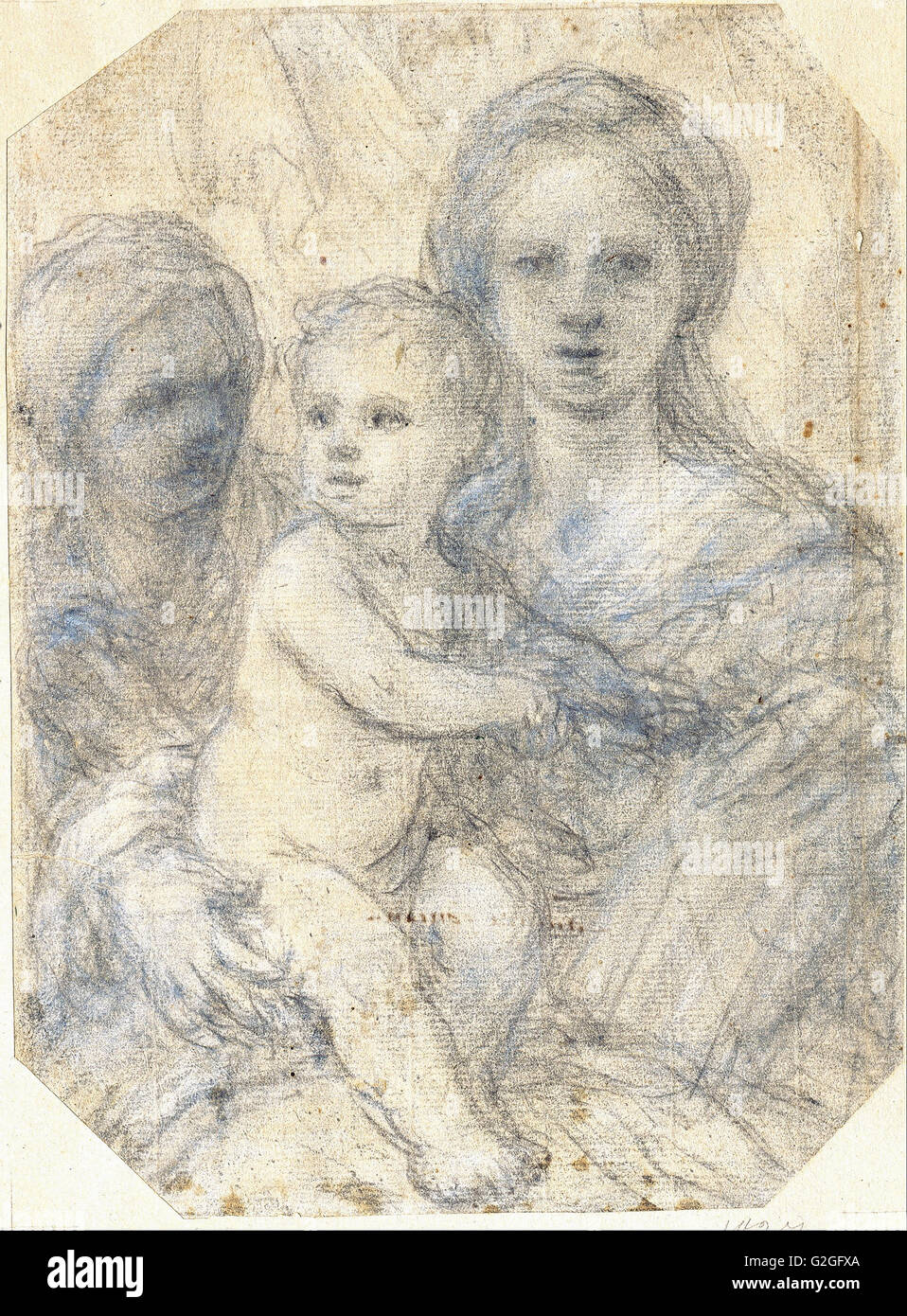 Elisabetta Sirani - Madonna col Bambino - Museo Kunstpalast, Düsseldorf Foto Stock
