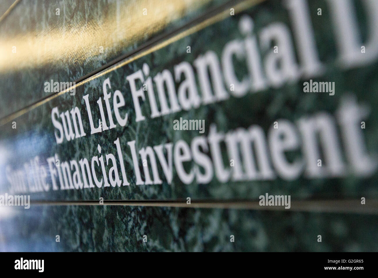 Sun Life ufficio finanziario di Kingston Ont., il 12 maggio 2016. Foto Stock