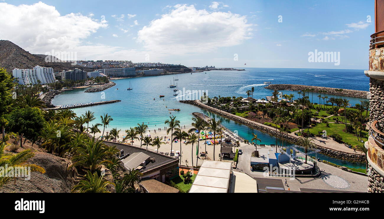 Vista panoramica del Gran Canaria Island Foto Stock