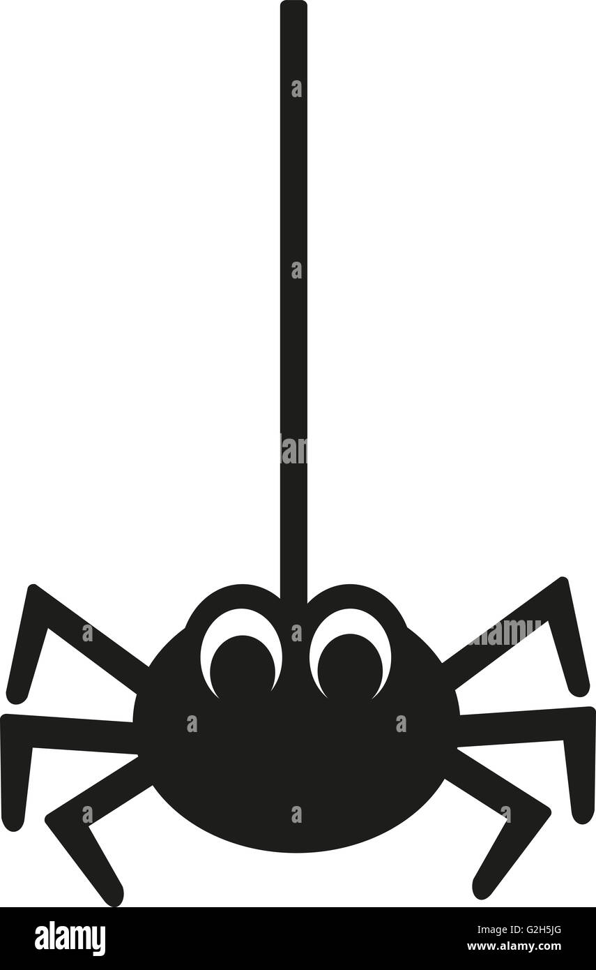 Carino icona spider Foto Stock