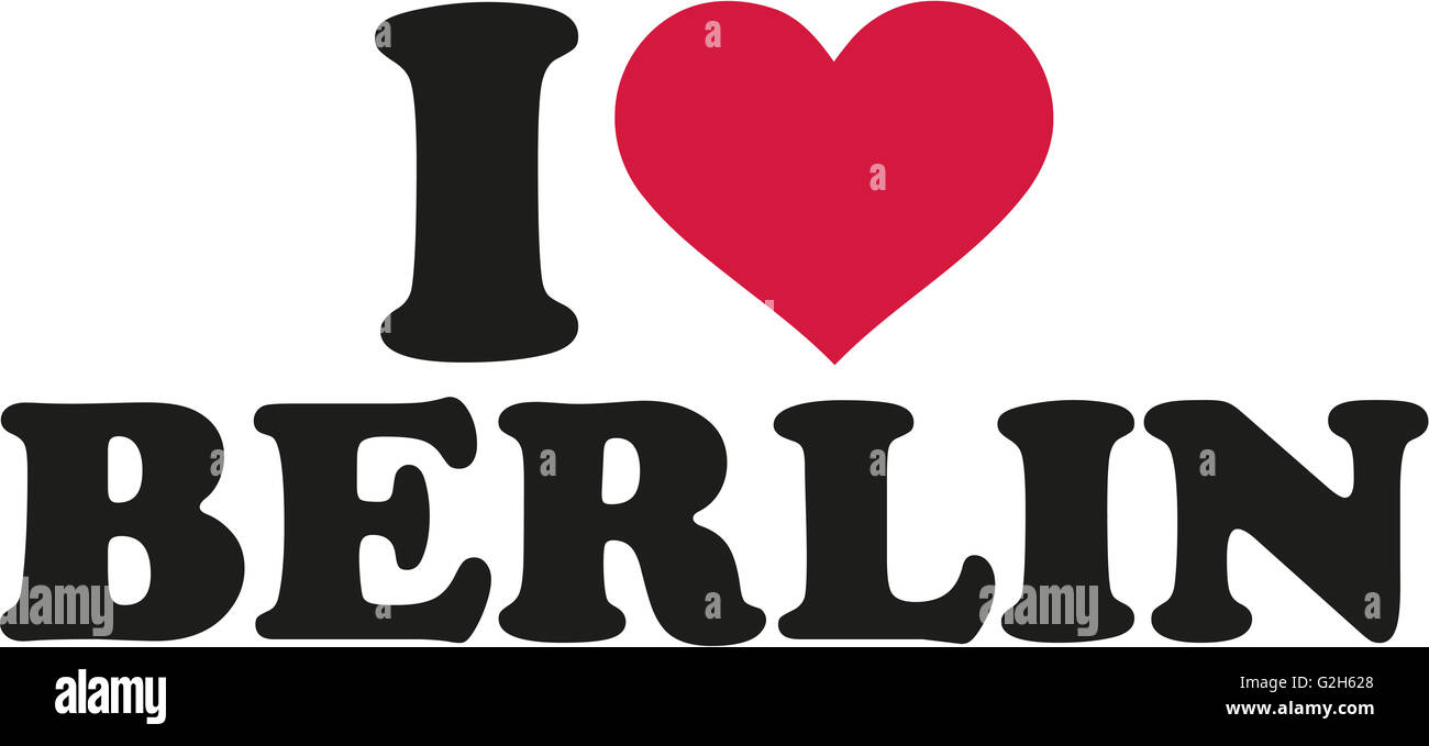 Amo Berlino Foto Stock