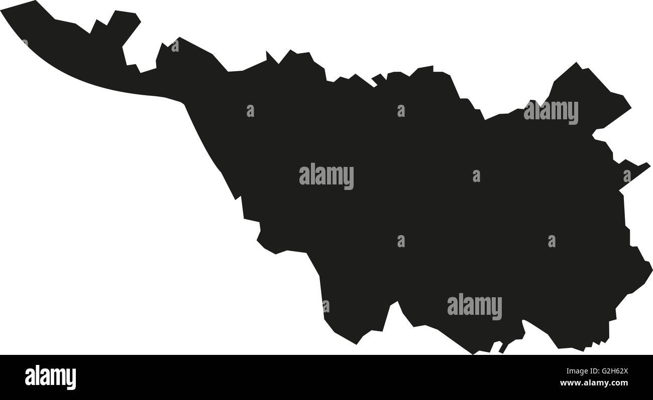Mappa di Brema Foto Stock