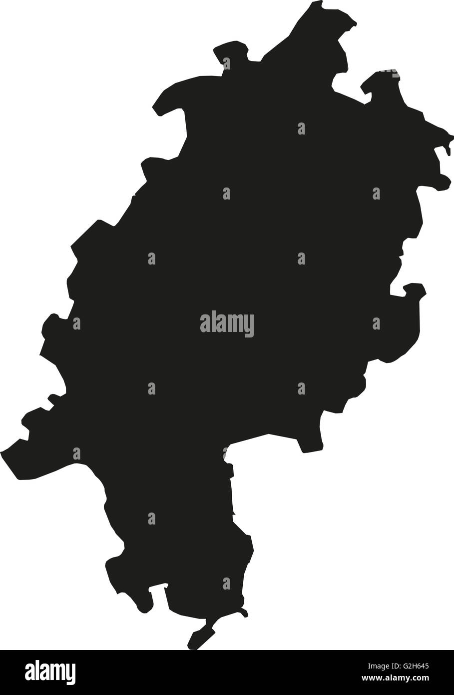 Mappa di Hesse Foto Stock