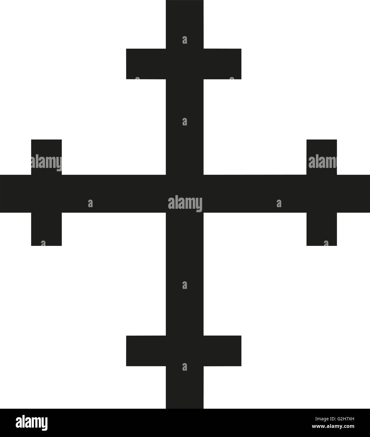 Croce crosslet - tedesco cross Foto Stock