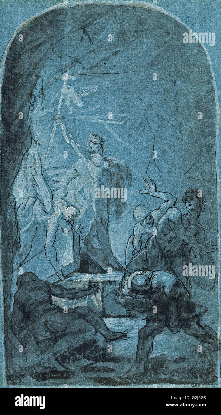 Gennaro traccia - La risurrezione di Cristo - Museo Kunstpalast, Düsseldorf Foto Stock