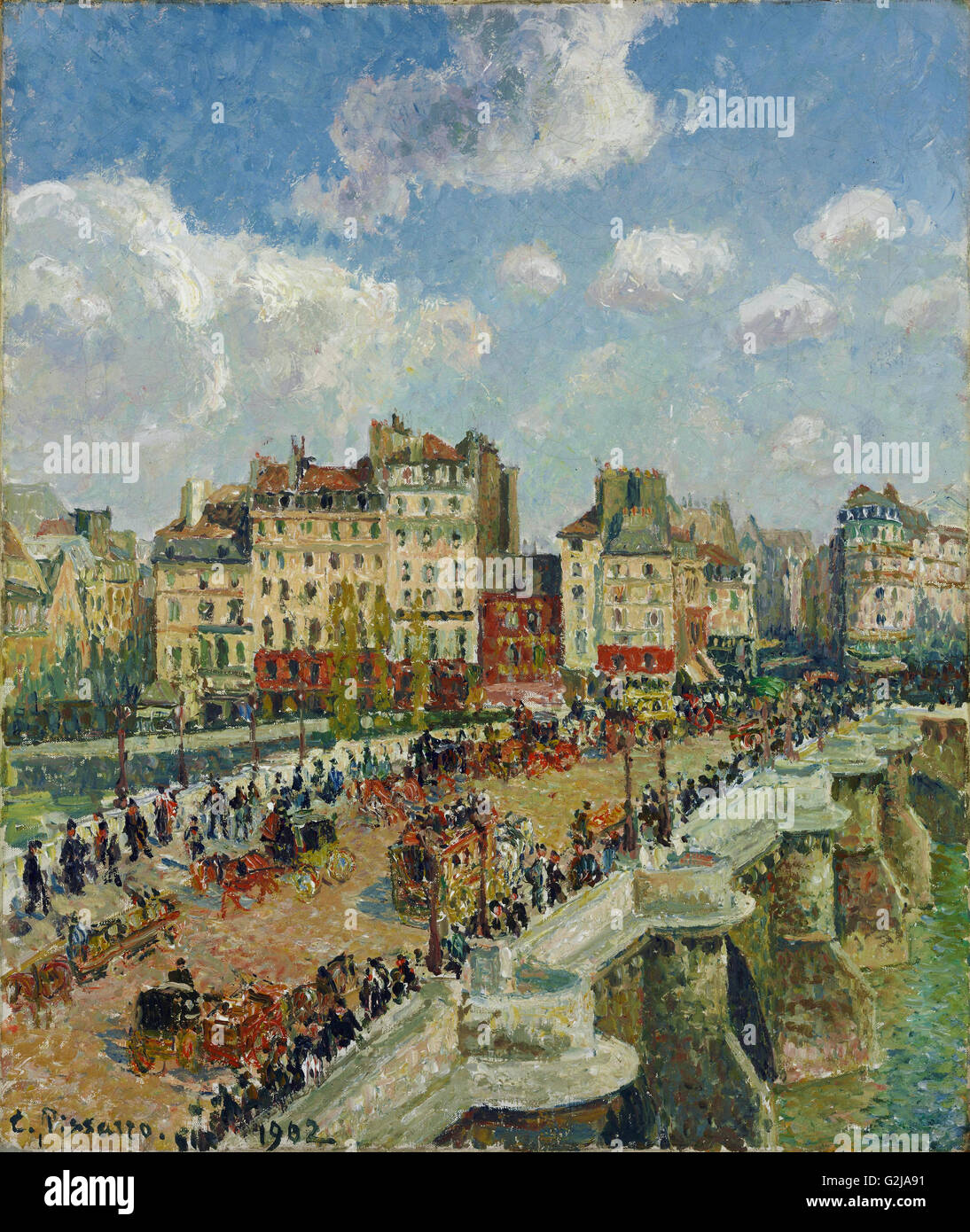 Camille Pissarro - Le Pont Neuf - Museo di Belle Arti di Budapest Foto Stock