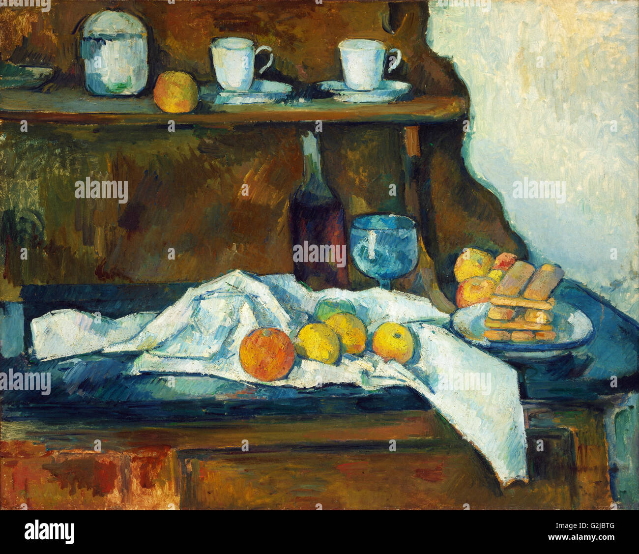 Paul Cézanne - Il Buffet - Museo di Belle Arti di Budapest Foto Stock