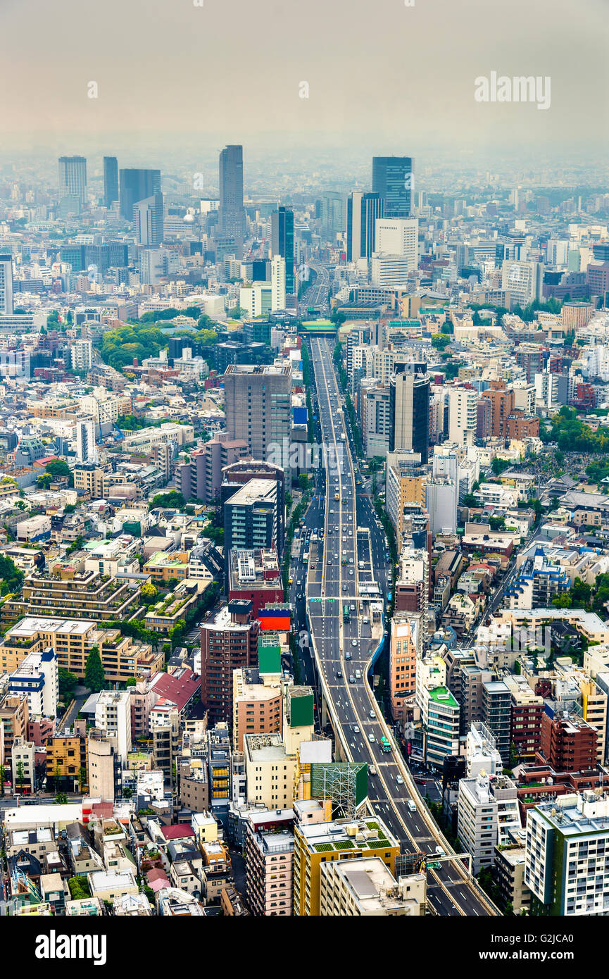 Shuto Expressway 3 a Tokyo in Giappone Foto Stock