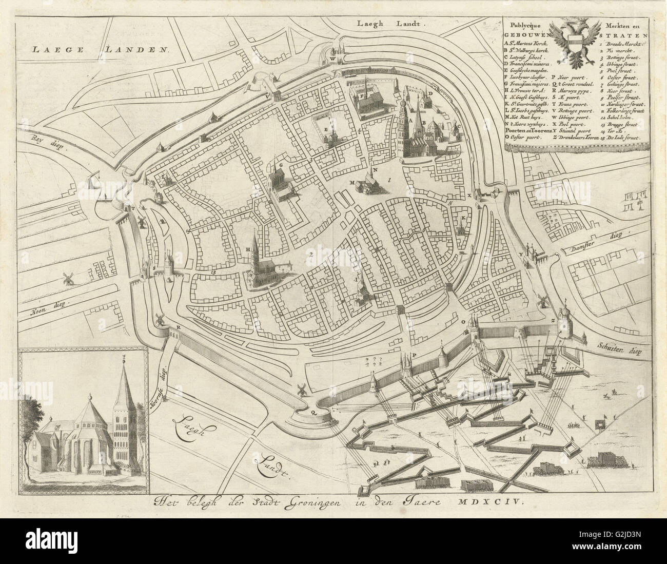 Mappa di san walburg immagini e fotografie stock ad alta risoluzione