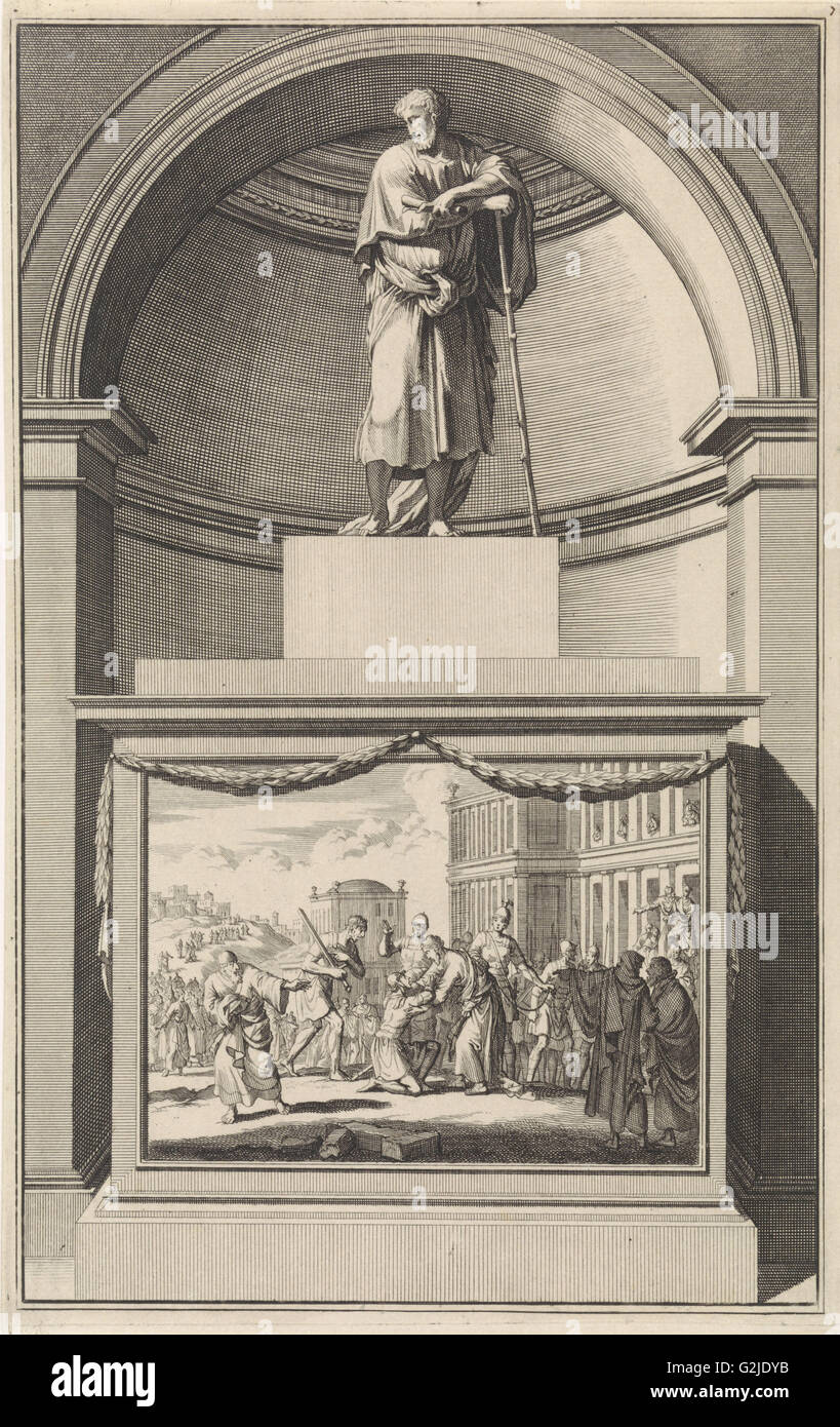 Apostolo Giacomo il Maggiore, Jan Luyken, Zacharias Chatelain (II), Jan Goeree, 1698 Foto Stock