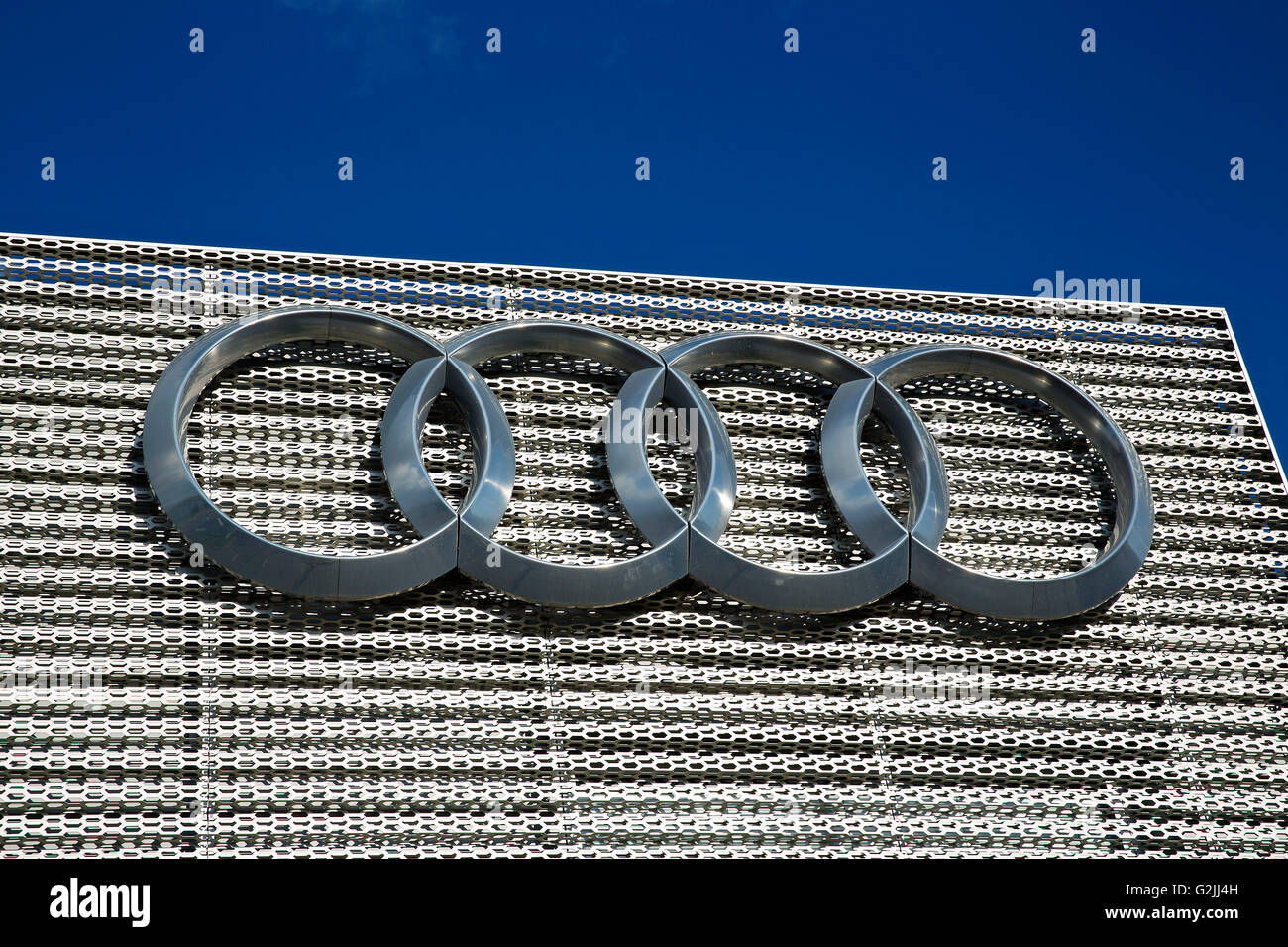 Logo Audi Foto Stock