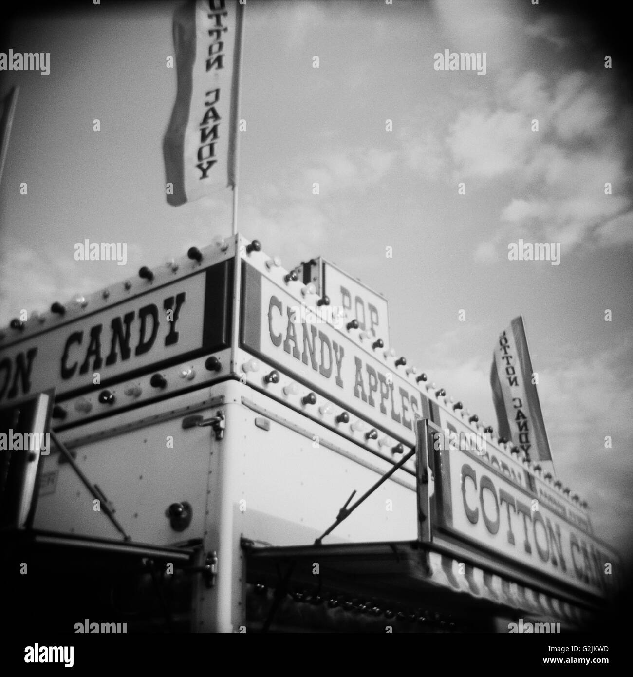 Il carnevale Snack Stand Foto Stock