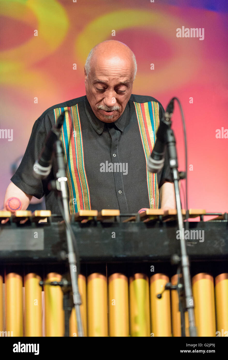 Mulatu Astatke performing live at the Cheltenham Jazz Festival, Inghilterra, 2016 Foto Stock