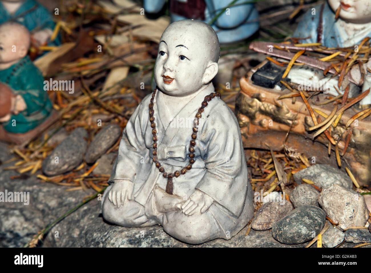 Scultura di Buddha Foto Stock