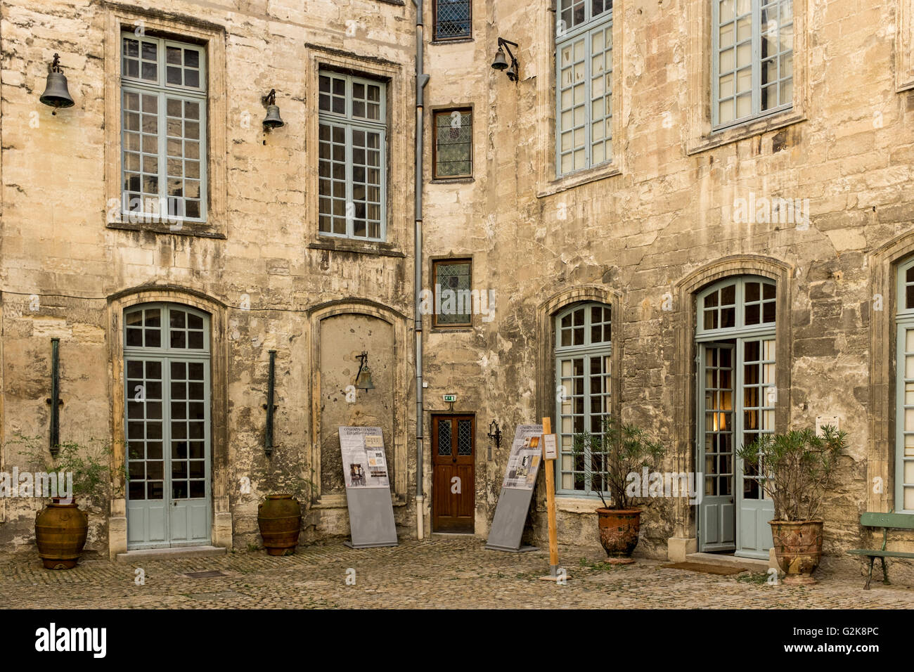 Museo della letteratura provenzale e la storia, le tradizioni e le arti, Palais du Roure, Avignone, Provence-Alpes-Côte d'Azur, in Francia Foto Stock