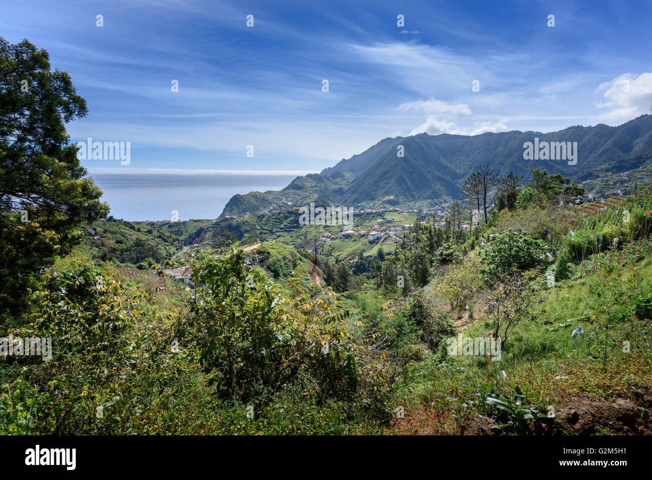 Northern paesaggi di Madeira Foto Stock