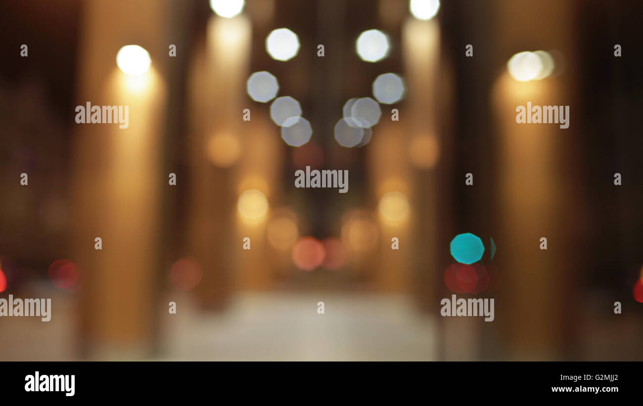 blured lighhts Foto Stock