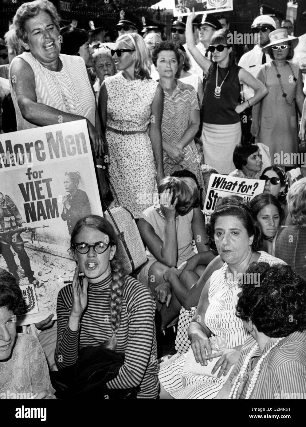 Washington,le donne hanno manifestato contro la guerra,nel 1967 Foto Stock