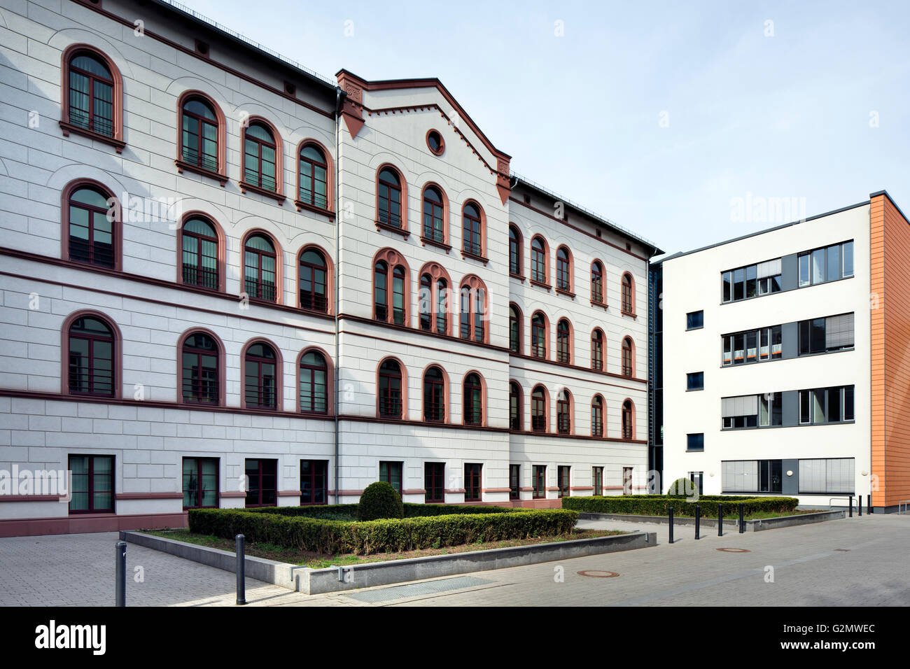 Centro giudiziario Offenbach am Main, il domicilio del tribunale distrettuale, la Corte del lavoro e Procura Generale Foto Stock