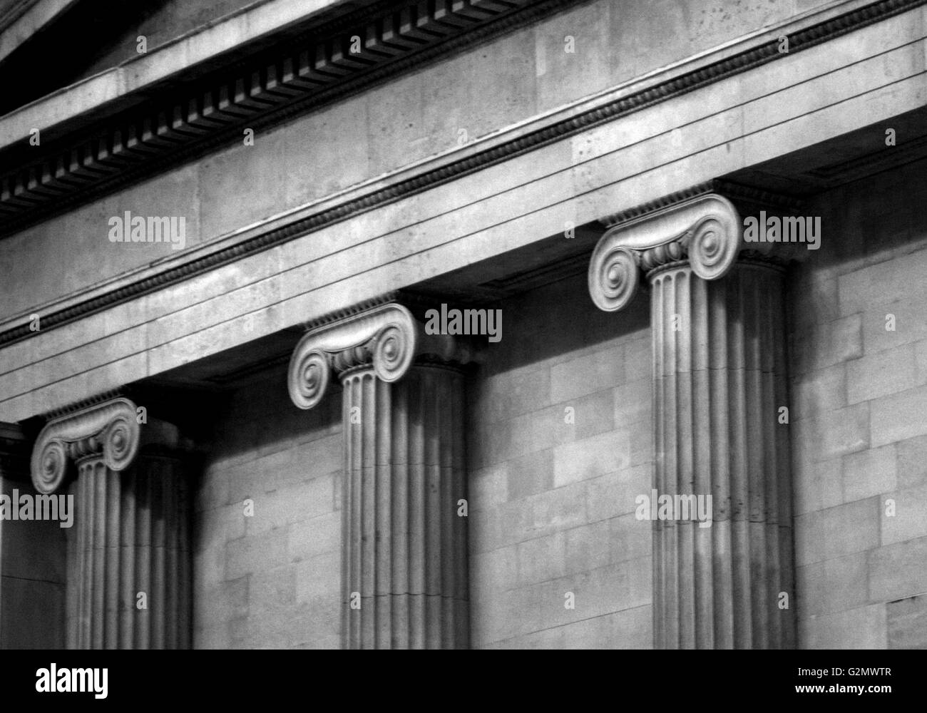 La Great Court al British Museum 2013. Progettata dall'architetto britannico Robert Smirke in stile Revival Greco. Foto Stock