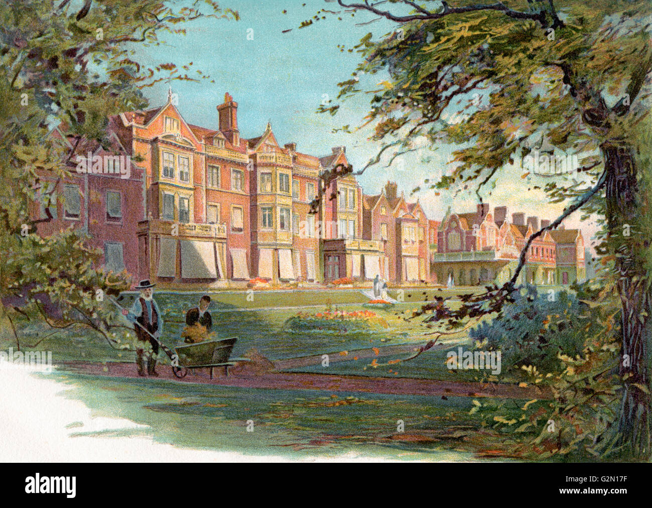 Sandringham House, Norfolk, Inghilterra nel XIX secolo. A partire dal secolo edizione del Cassell della storia dell'Inghilterra, pubblicato c. 1900 Foto Stock