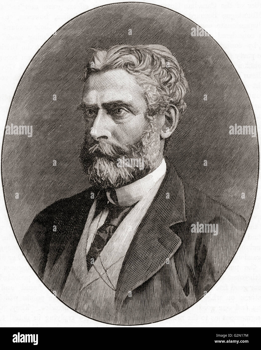 John Lothrop Motley, 1814 - 1877. Autore americano e diplomatico durante la Guerra Civile Americana. Foto Stock
