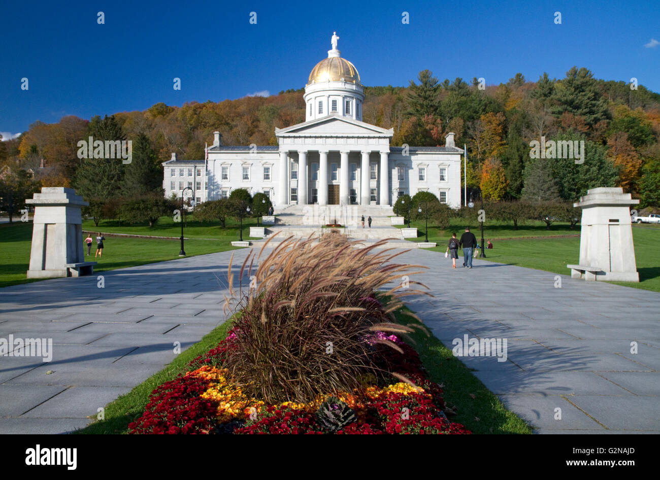 Stato del Vermont House situato in Montpelier, Vermont, USA. Foto Stock
