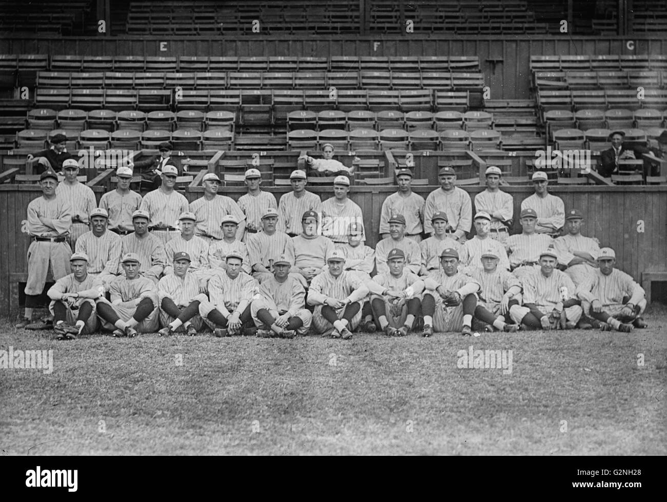 New York Yankees Team ritratto, circa 1922 Foto Stock