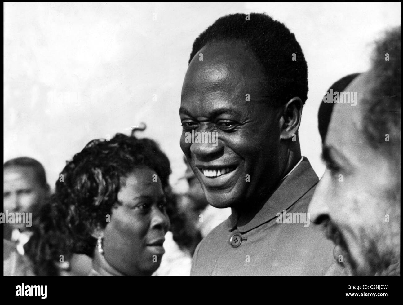 Kwame Nkrumah, il leader del Ghana e il suo predecessore membro, Gold Coast, dal 1951 al 1966 Foto Stock