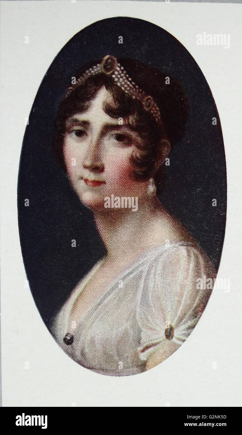 L'Imperatrice Josephine (1763-1814) è stata la prima moglie di Napoleone 1, e la prima Imperatrice del francese da Jean Baptiste Isabey (1767-1855), pittore francese. Foto Stock