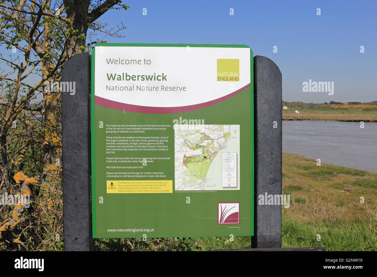 Walberswick Riserva Naturale Nazionale Inghilterra Suffolk REGNO UNITO Foto Stock
