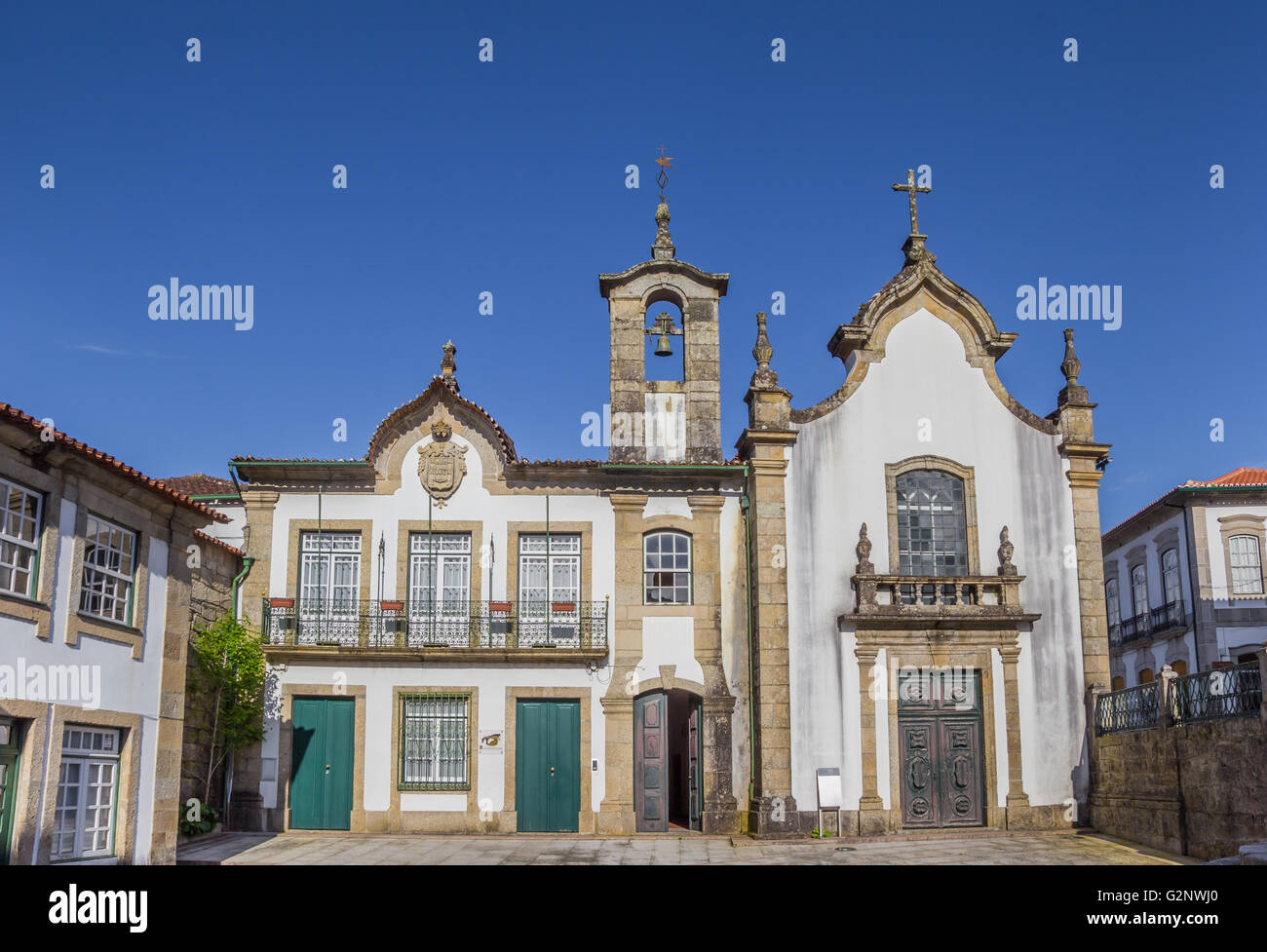 Igreja da Misericordia in Ponte da Barca, Portogallo Foto Stock