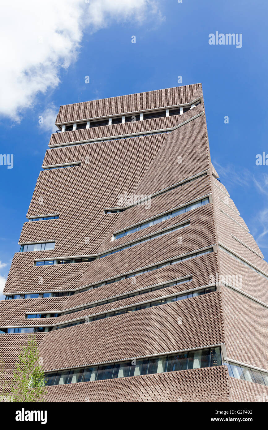 La Tate Modern di casa Interruttore estensione, Bankside a Londra, Inghilterra. Foto Stock