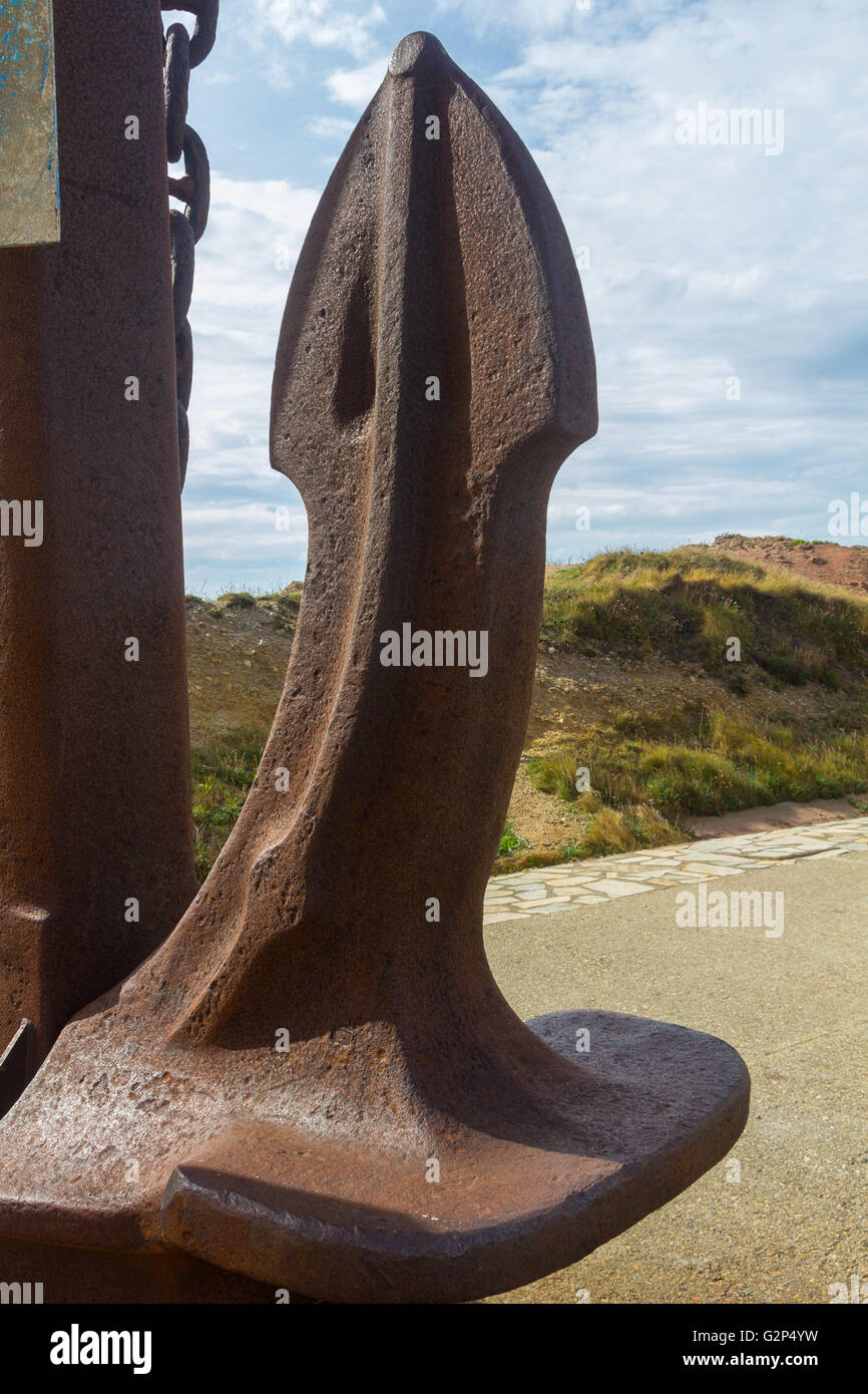 I dettagli di ancoraggio old ship Foto Stock