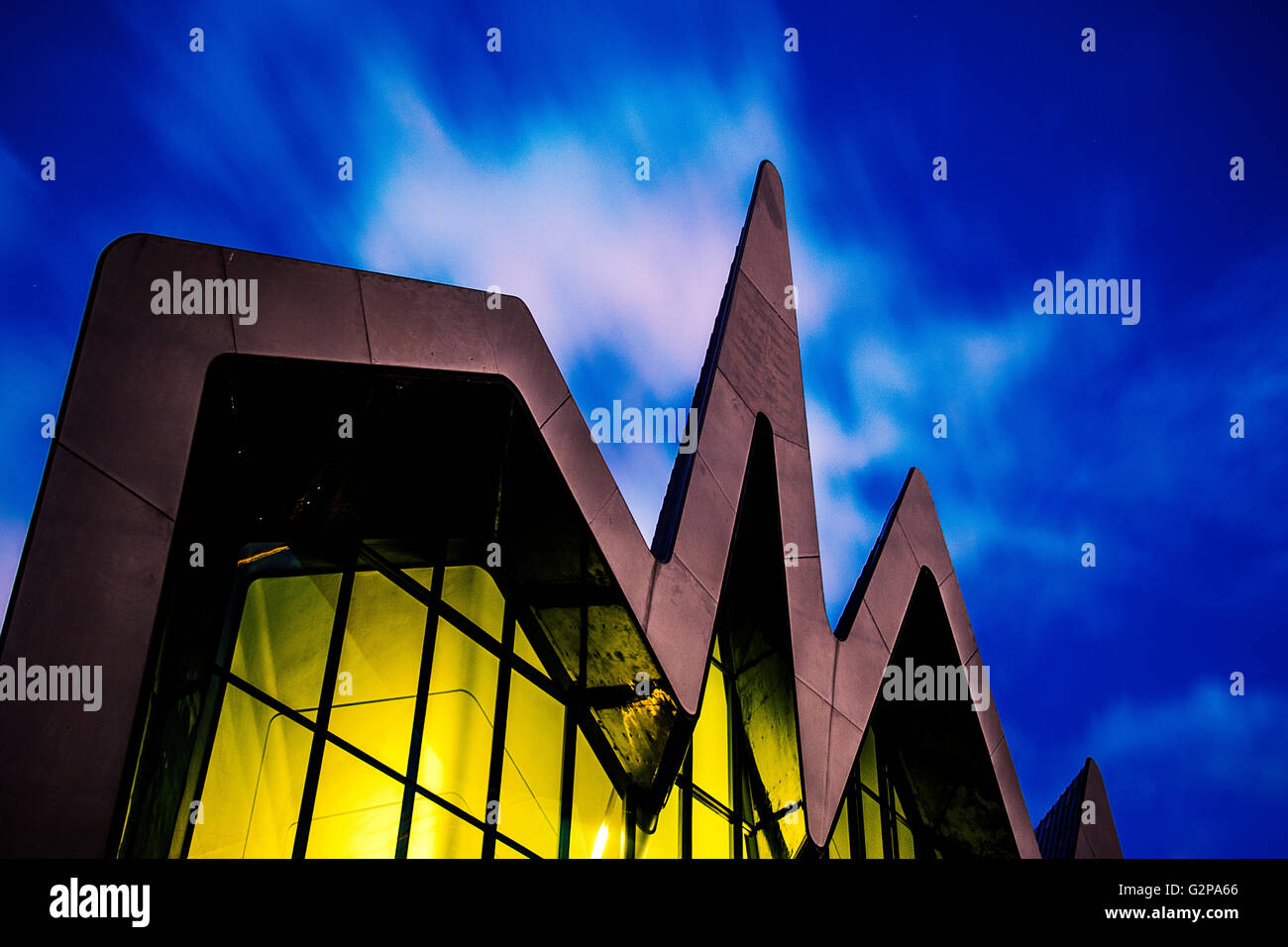 Riverside Museum Glasgow Scozia Museo dei Trasporti Foto Stock