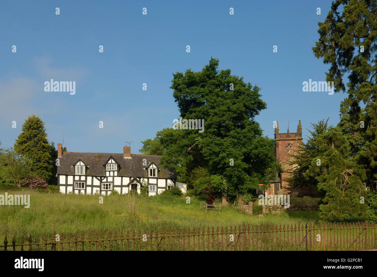 Cappella di San Luca, Weston sotto Redcastle. Shropshire. In Inghilterra. Regno Unito. Europa Foto Stock