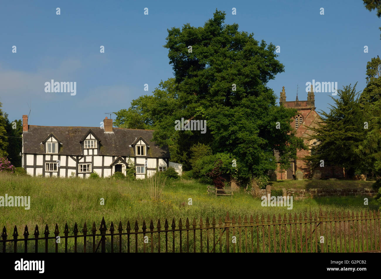 Cappella di San Luca, Weston sotto Redcastle. Shropshire. In Inghilterra. Regno Unito. Europa Foto Stock