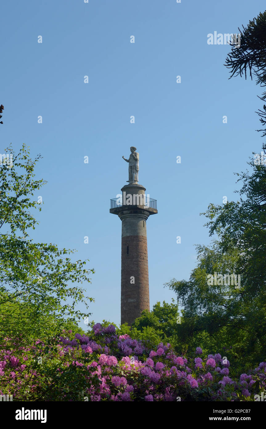 Il monumento. Hawkstone Park Follies. Shropshire. In Inghilterra. Regno Unito. Europa Foto Stock